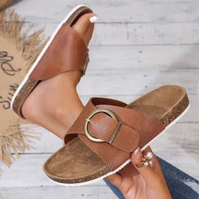 Bellevue Buckle Mule Slide™