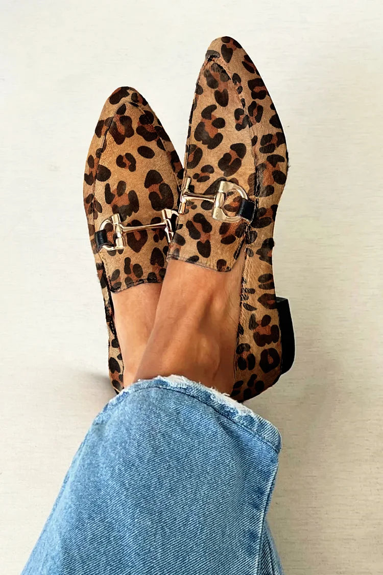 Eliana | Metallic Detail Loafer