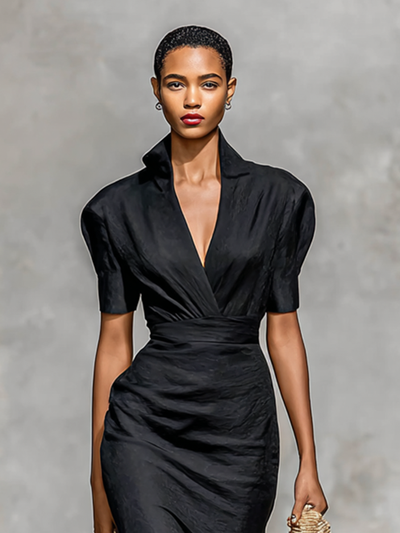 Florence | V-Neck Midi Dress