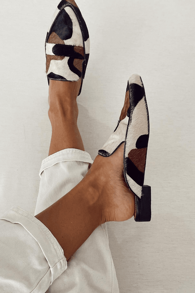 Britney | Abstract Patterned Loafers