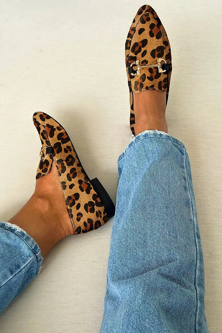 Eliana | Metallic Detail Loafer