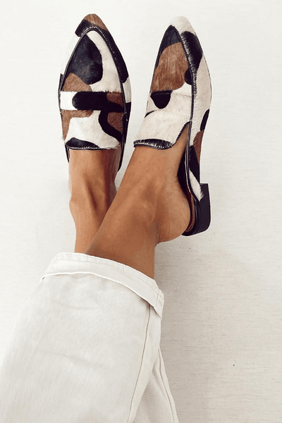 Britney | Abstract Patterned Loafers