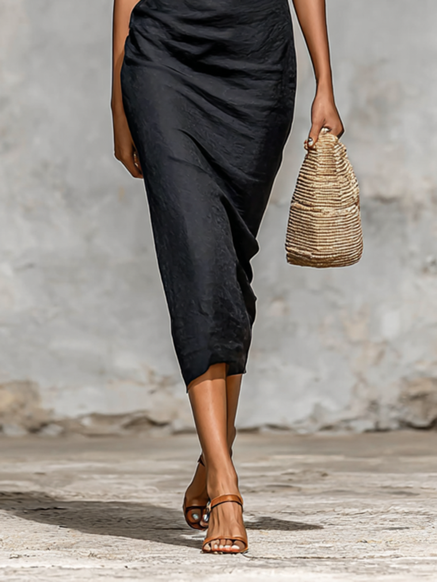 Florence | V-Neck Midi Dress