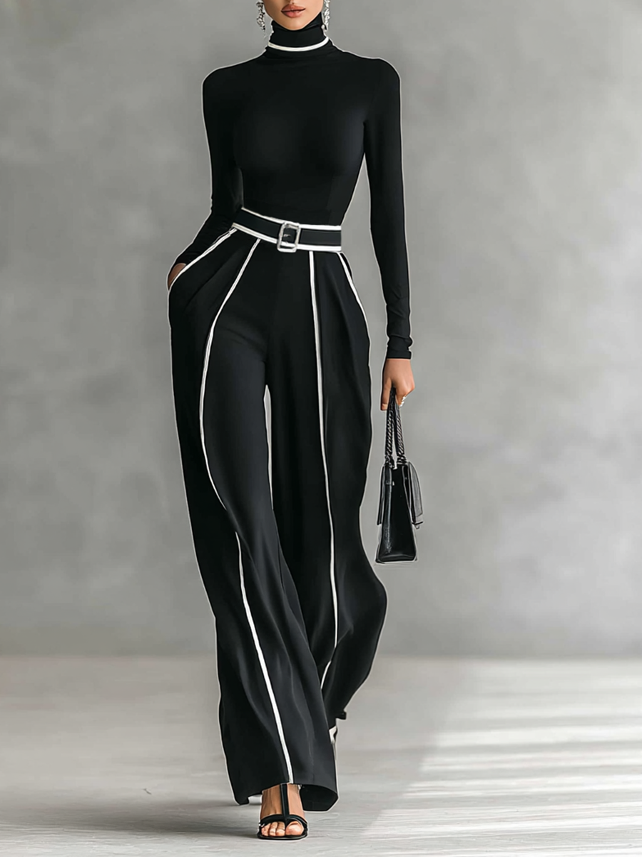 Geraldine | High-Neck Two-Piece Set