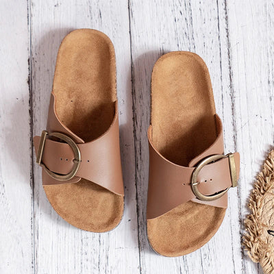 Bellevue Buckle Mule Slide™