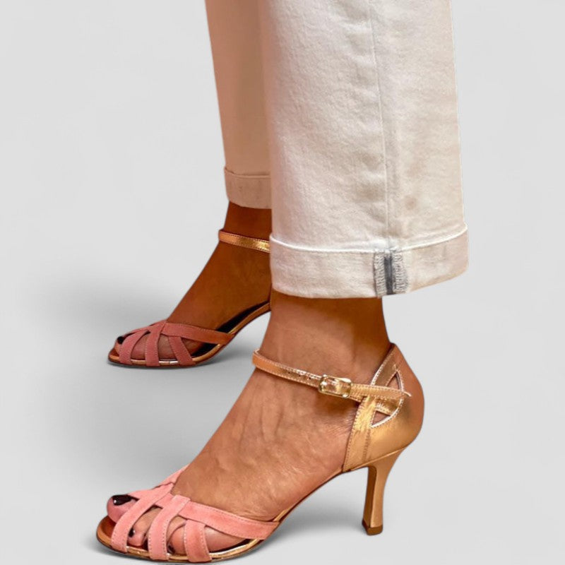 Calista | Open Toe Kitten Heels™