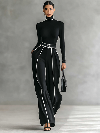 Geraldine | High-Neck Two-Piece Set