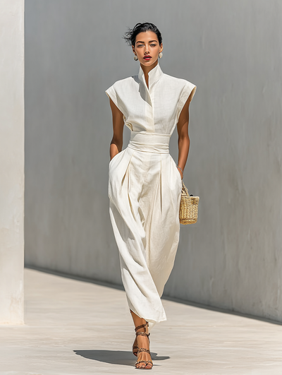 Maribel | Pure Cotton Maxi Dress