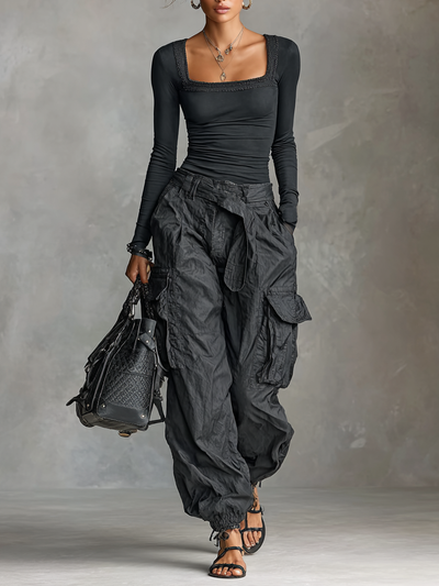 Sloane | Square Neck Cargo Set
