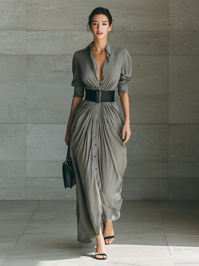 Eleanor | Long Sleeve Maxi Dress