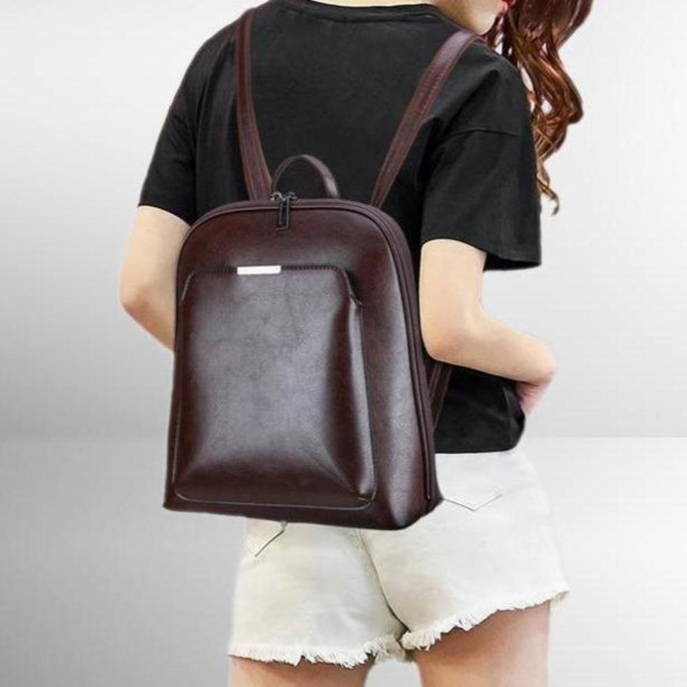 Stella | Classic double zip backpack with essential design