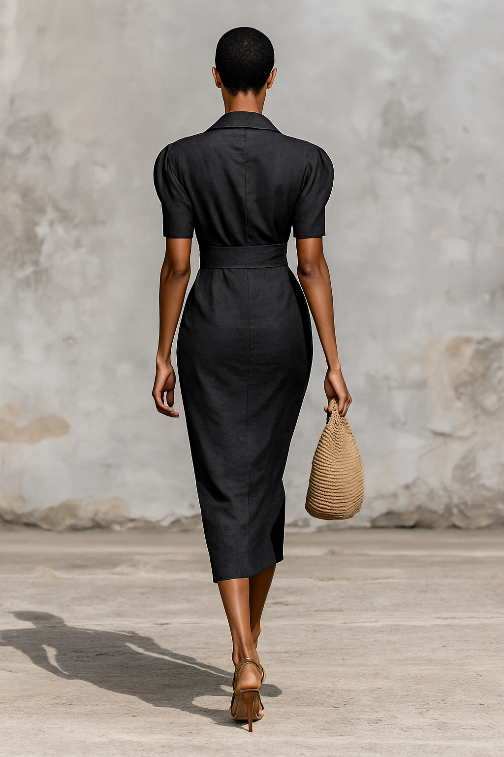 Florence | V-Neck Midi Dress