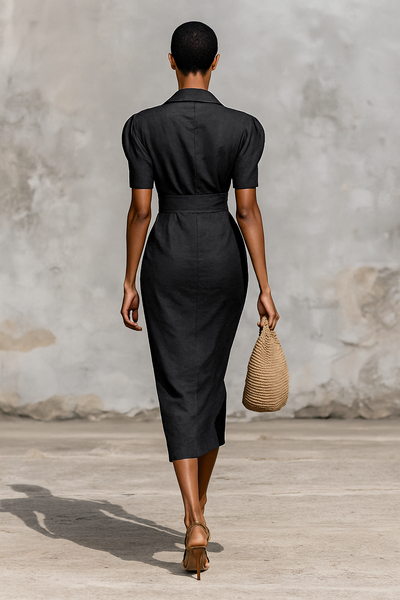 Florence | V-Neck Midi Dress