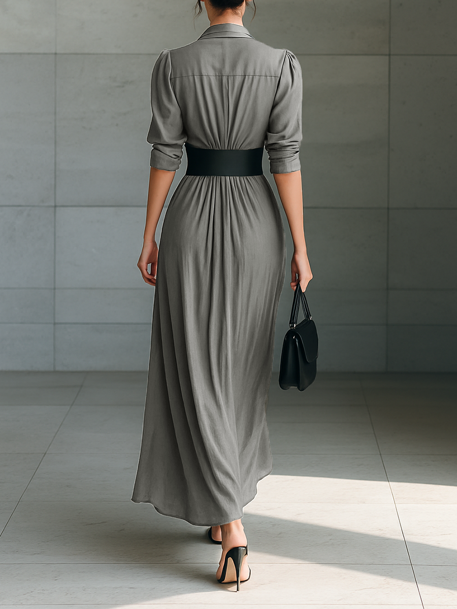 Eleanor | Long Sleeve Maxi Dress