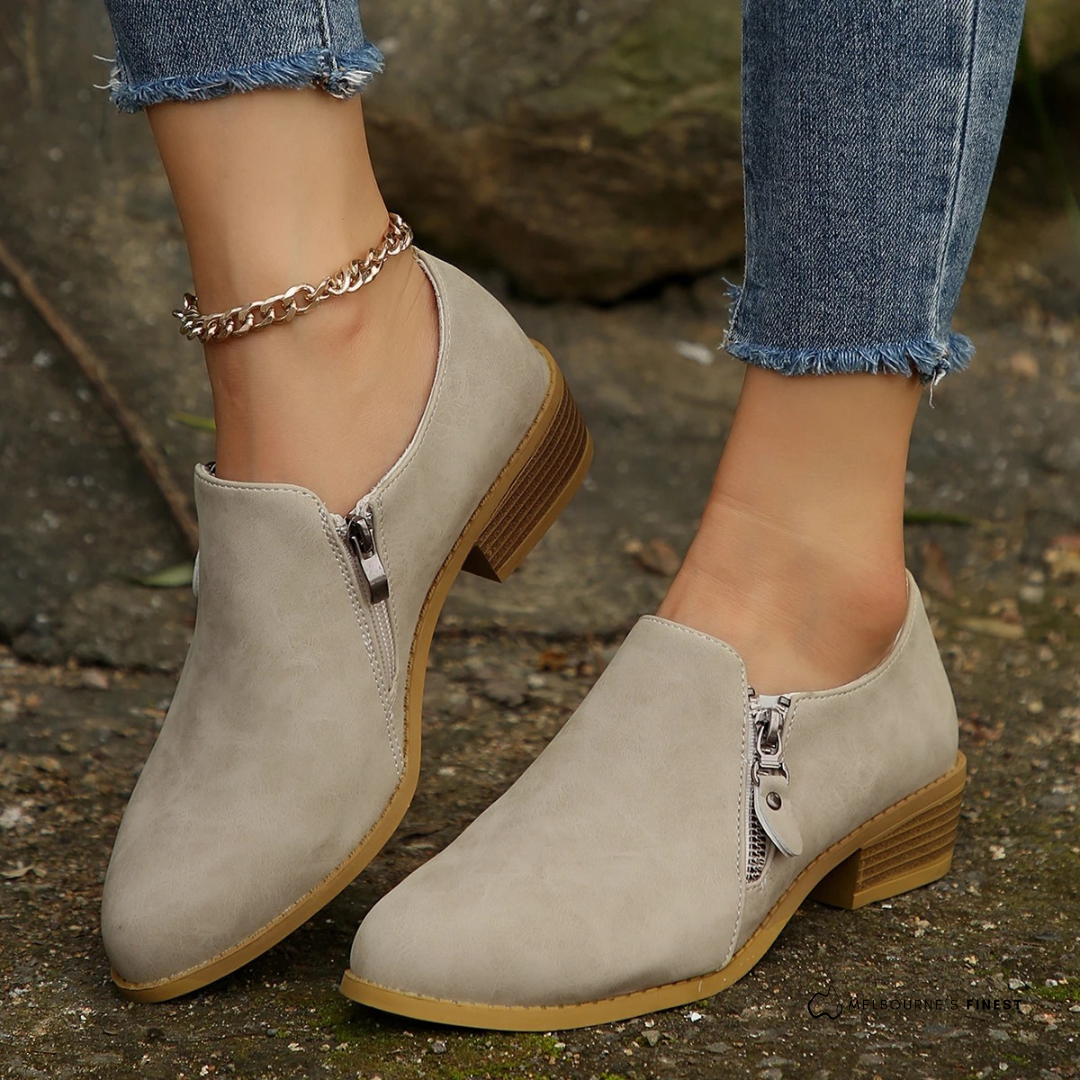 Bronte | Zip-Up Orthopedic Ankle Boots™