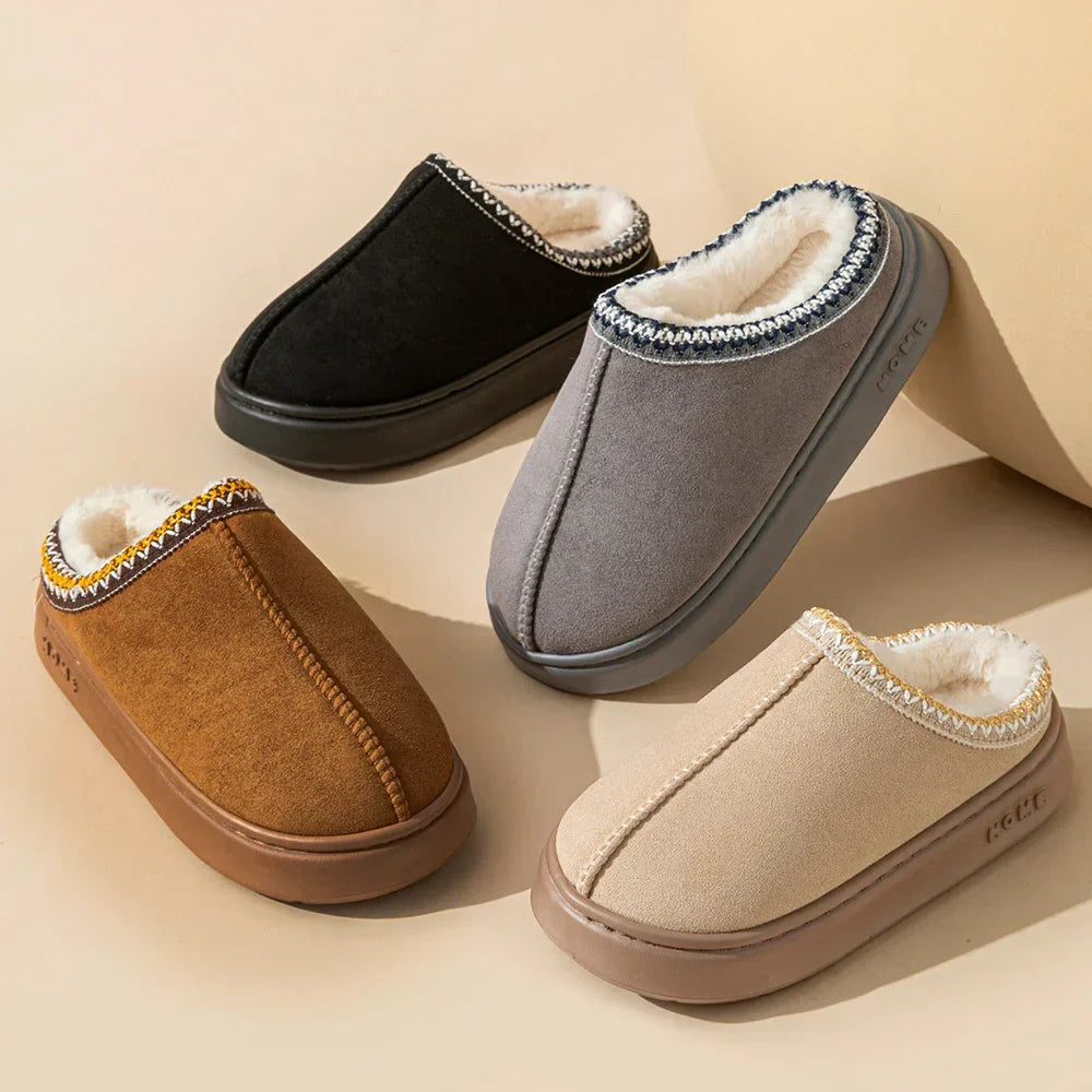 Chloe | Cozy Fluffy Platform Slippers™