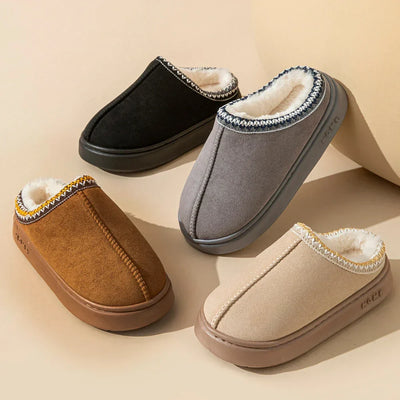 Chloe | Cozy Fluffy Platform Slippers™