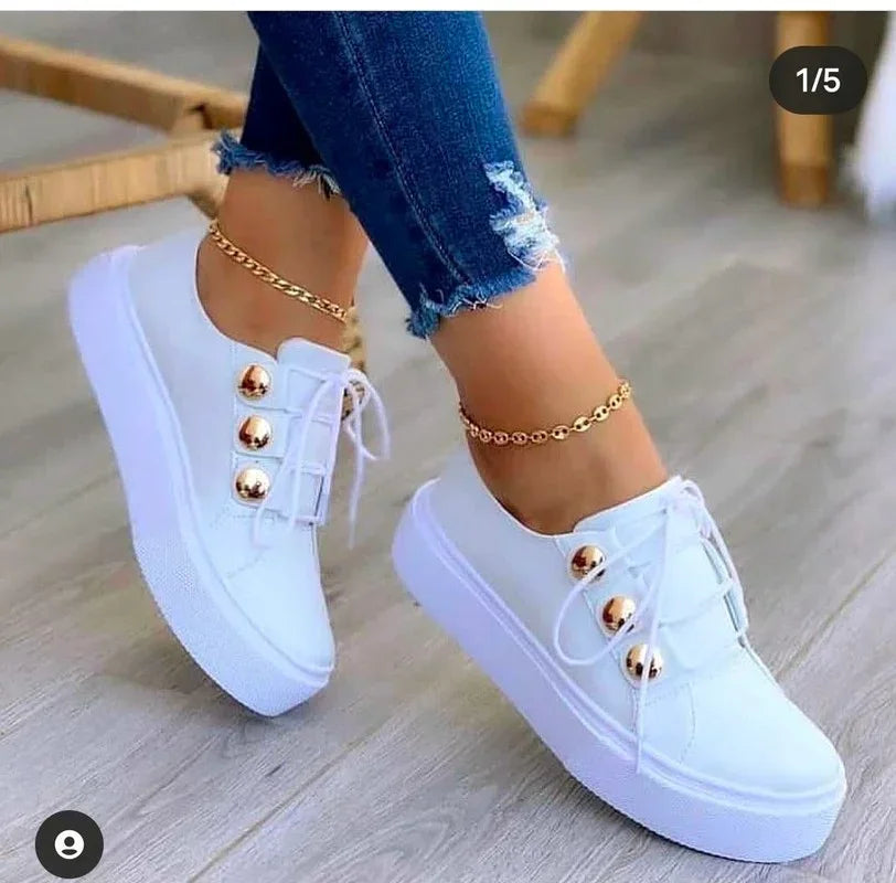 Serena | Orthopedic Round Toe Platform Sneakers™" can be rewritten as:

"Serena | Comfort-Focused Round Toe Platform Sneakers™