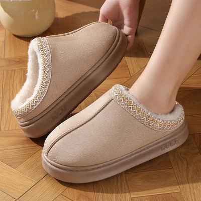 Chloe | Cozy Fluffy Platform Slippers™