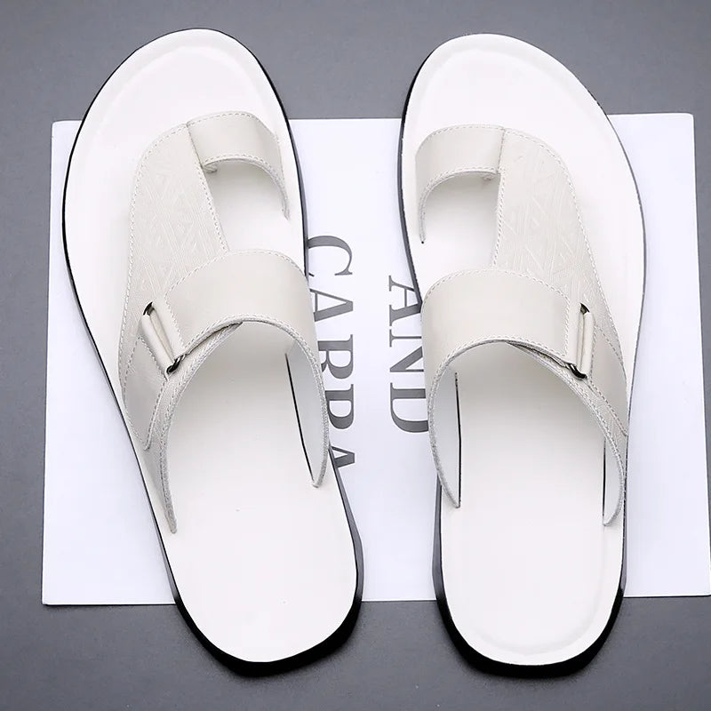 Callen Luxe™ | Premium Bare Leather Sandals