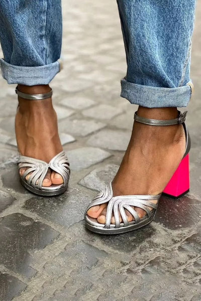 Isabella | Vibrant Neon Block Heels