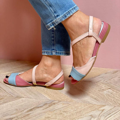 Ellela | Color-Blocked Ballet Flats