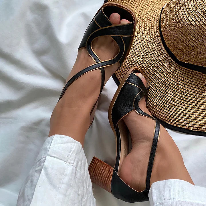 Harper | Chic Cross-Strap Sandal