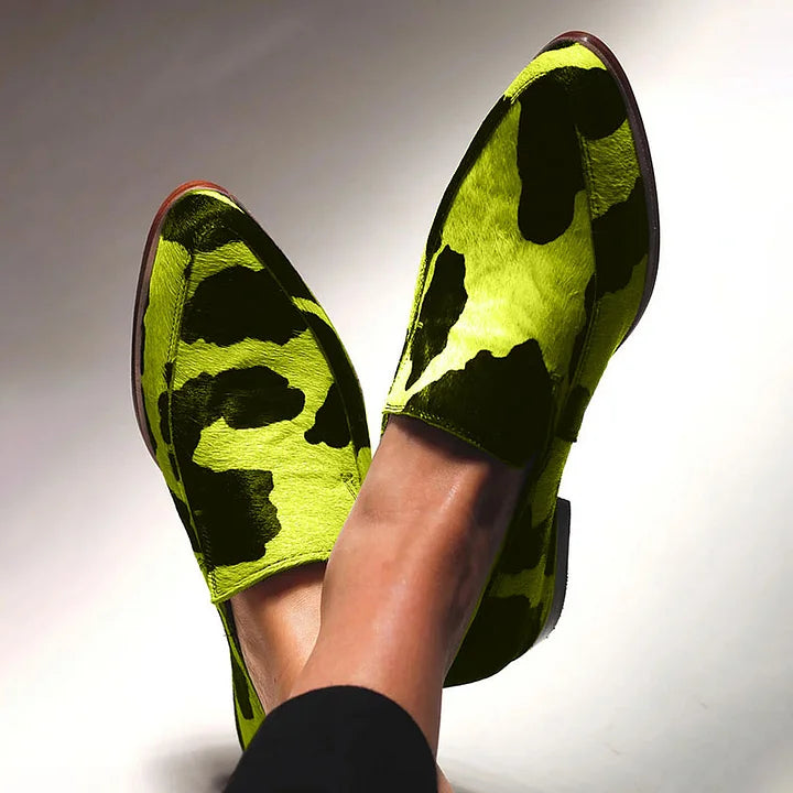 Alexandra | Bold Animal Print Loafers