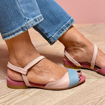 Ellela | Color-Blocked Ballet Flats