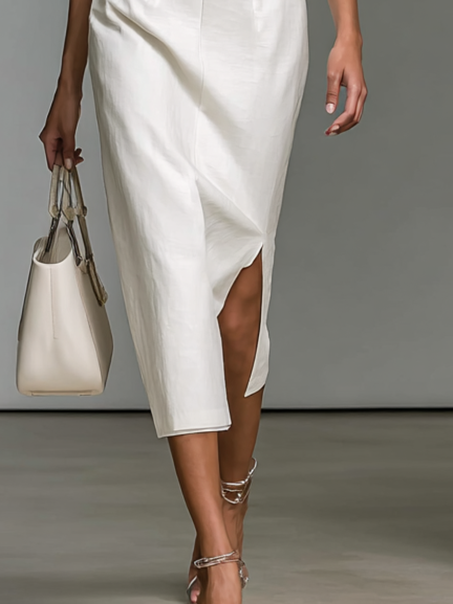 Alina | Embroidered Midi Dress