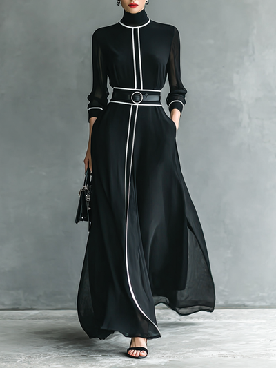 Elara | Elegant Chiffon Maxi Dress