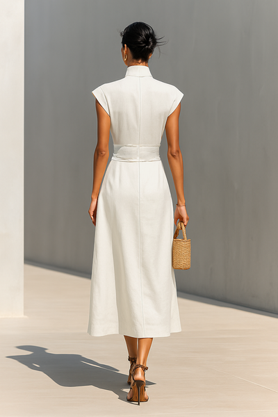 Maribel | Pure Cotton Maxi Dress