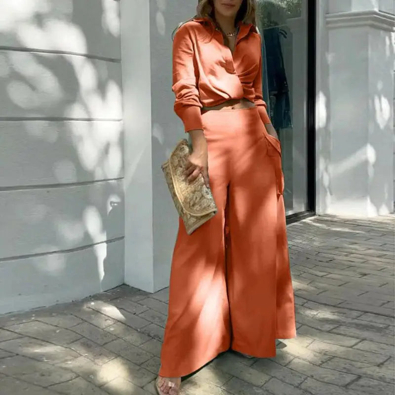 Evelyn | Knotted Top & Palazzo Set
