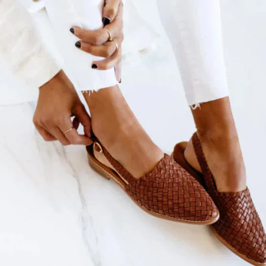 Lyn | Handcrafted Artisan Flat Sandals™