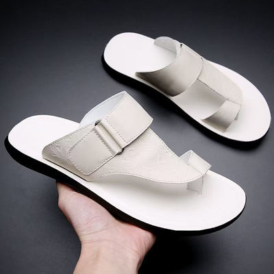 Callen Luxe™ | Premium Bare Leather Sandals